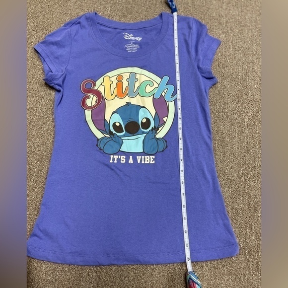 Lilo and Stitch Fitted Logo Tee, Size Junior M - Picture 6 of 6
